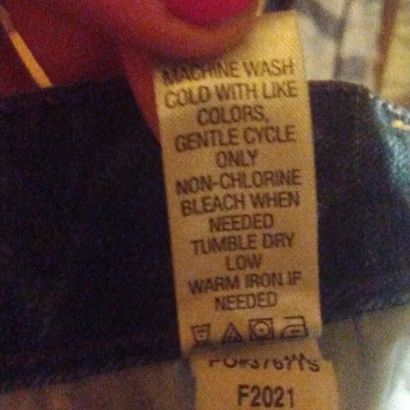 Blue Mountain Brand Women's Jeans Size 12 boot cut dark blue high waist - Picture 3 of 7